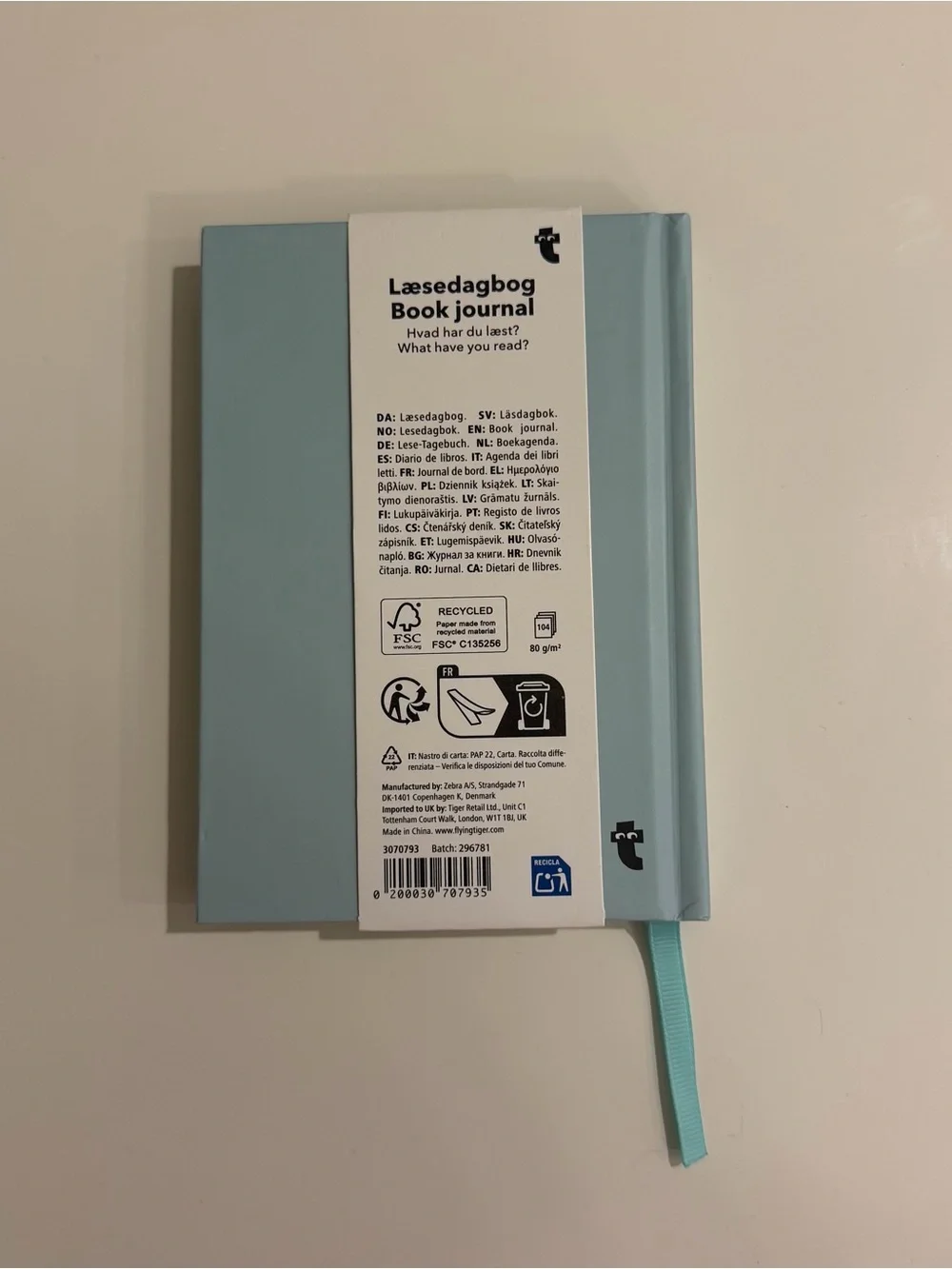 Flying Tiger Copenhagen - A6 100 Books Reading Journal